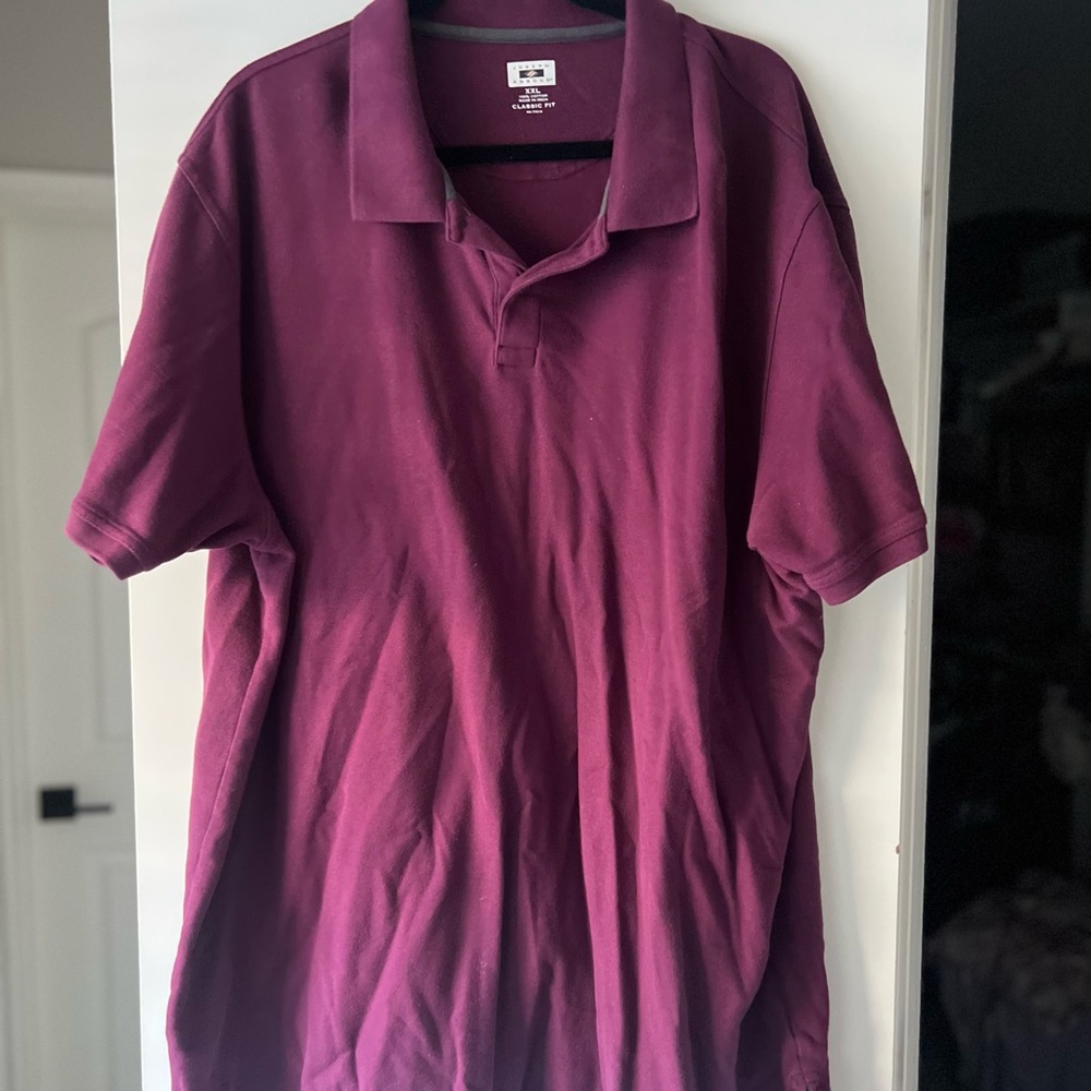 Joseph Abboud Deep Burgundy Polo Shirt
